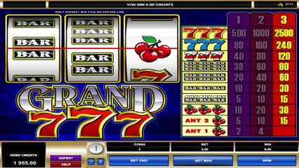 FREE Grand 7s ™ slot machine game preview by Slotozilla.com