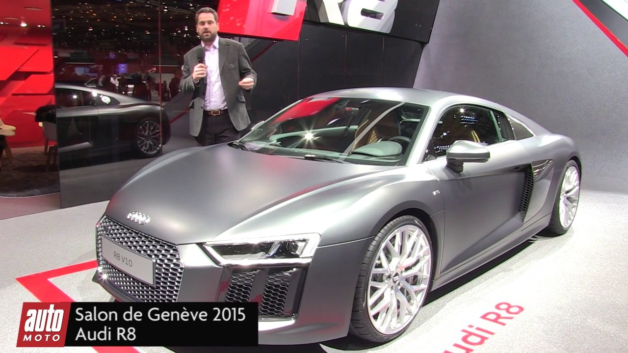 Audi R8 2 V10 et Audi R8 e-tron - Salon de Genève 2015 : présentation live AutoMoto