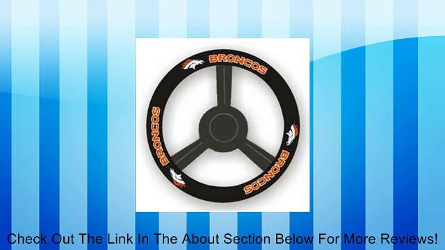BSS - Denver Broncos NFL Leather Steering Wheel Cover Review