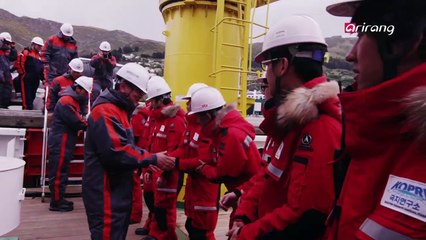 Departure of the construction team from Christchurch, New Zealand 크라이스트처치에서 건축 팀 출발