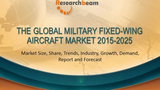 The Global Military Fixed-Wing Aircraft Market Size, Share, Trends, Demand, Report and Forecast 2015-2025