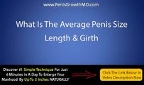 What Is The Average Penis Girth & How to Increase Penis Size ^^