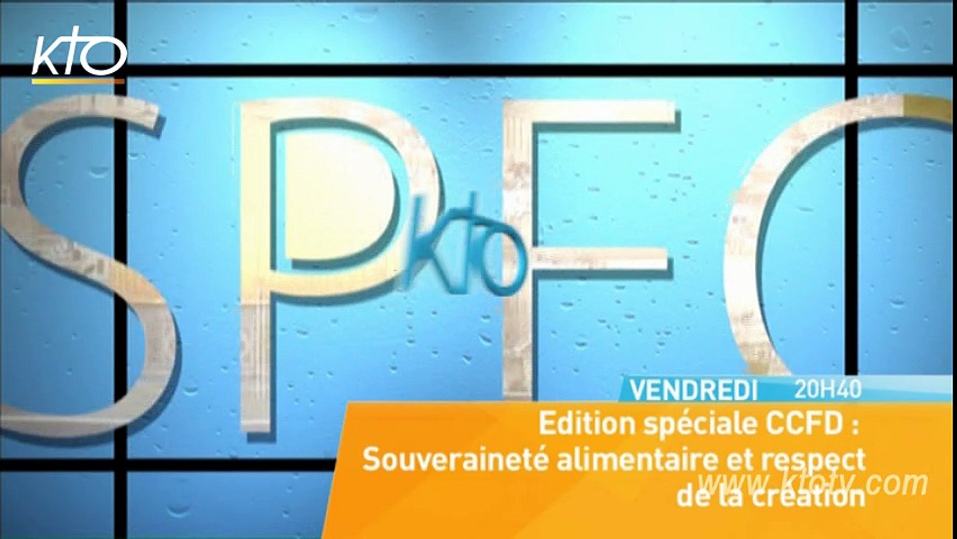Souveraineté alimentaire et respect de la Création (Bande-annonce)