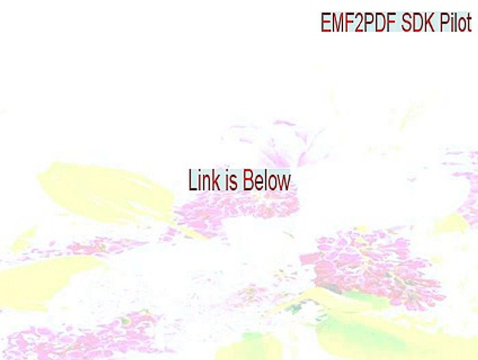 EMF2PDF SDK Pilot Keygen - EMF2PDF SDK Pilot