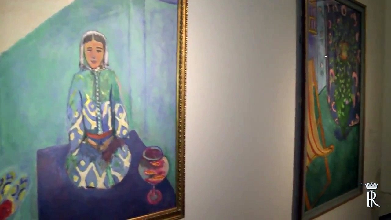 Roma - Quirinale, Mattarella inaugura la mostra "Matisse arabesque" (04.03.15)