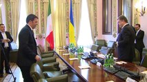 Kiev - Crisi Ucraina, Renzi incontra Poroshenko (04.03.15)