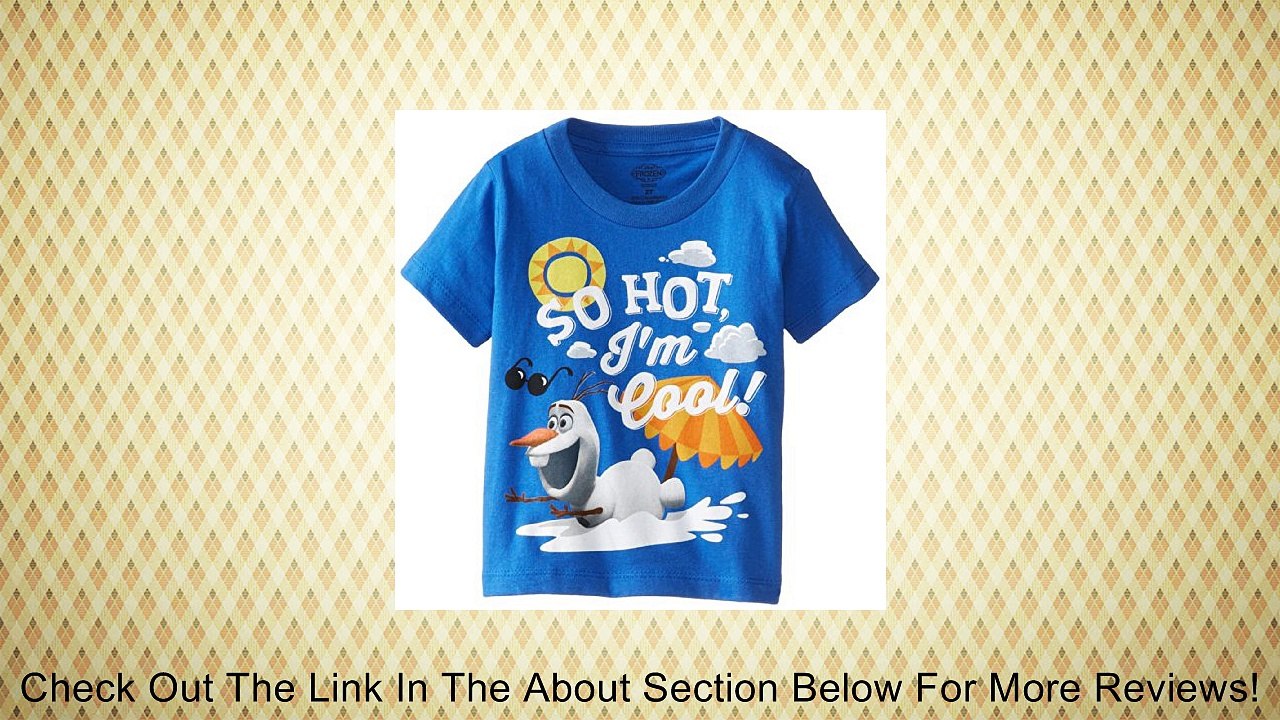 Frozen Little Boys' Olaf So Hot Im Cool Review