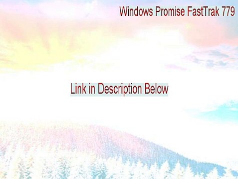 Windows Promise FastTrak 779 (tm) Controller Cracked [Download Here]