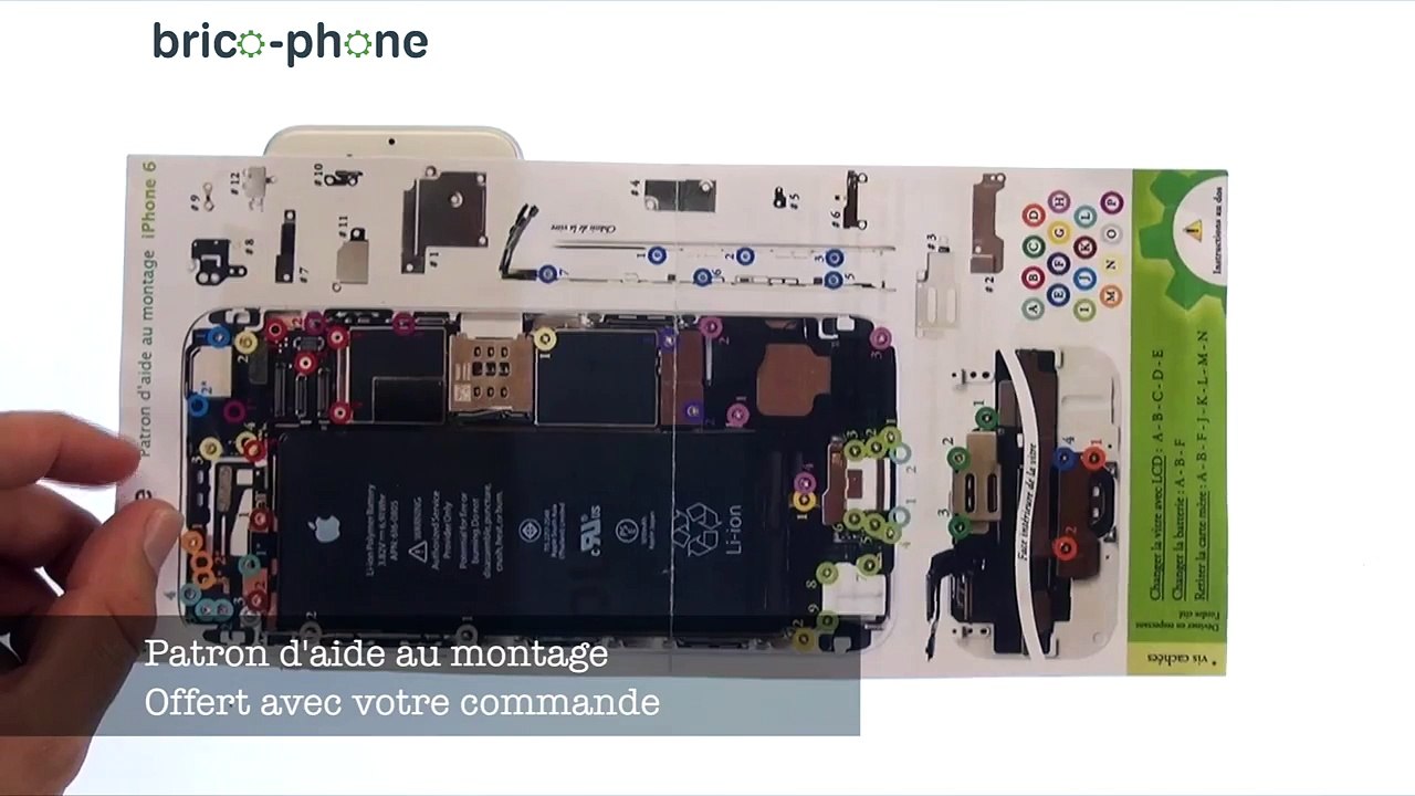 Tuto : iPhone 6 remplacement du Haut parleur (musique) Démontage + remontage HD