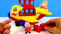 Peppa Pig's Jumbo Jet Flying Adventure Play Doh Hello Kitty Muddy Puddle Kids Toys