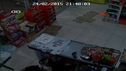 Gaziantep Silahlı Market Soygunu Kamerada