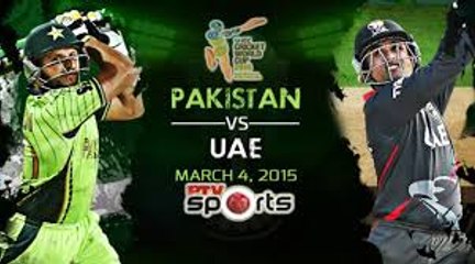 Pakistan vs UAE live match Full Match 4 March 2015