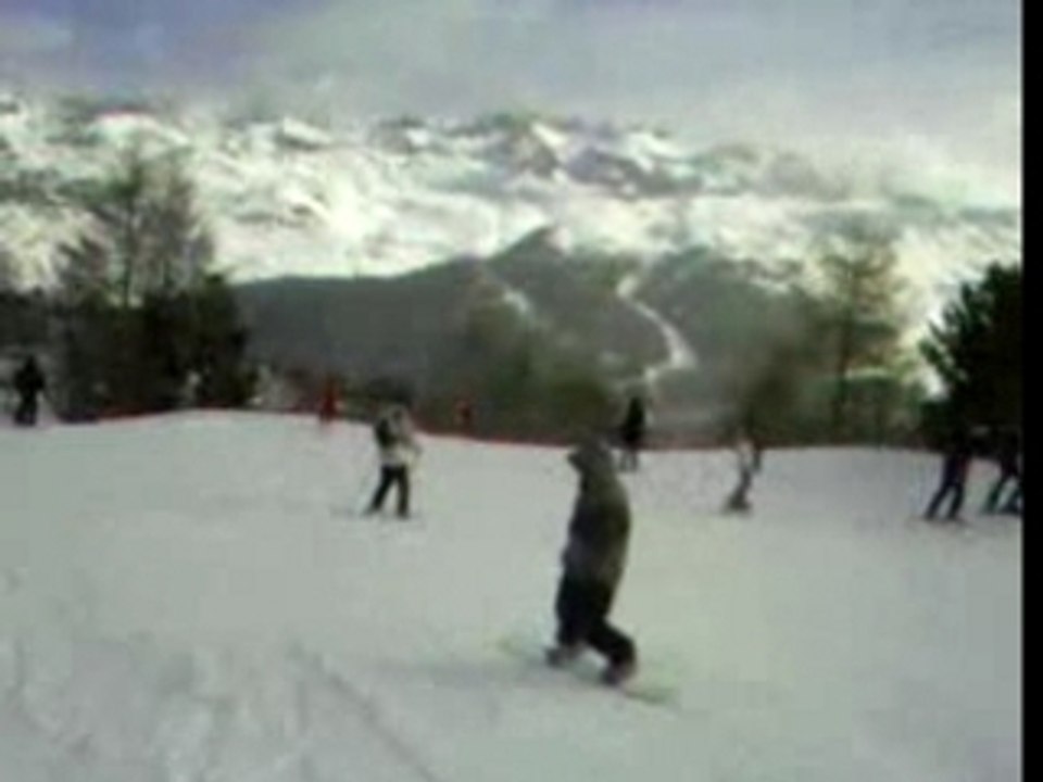 La descente de snow