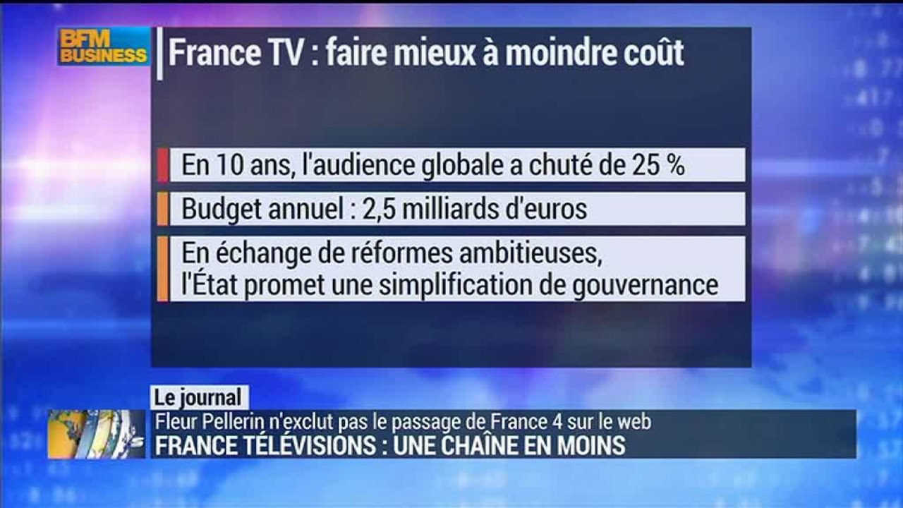 France Télévisions: une chaîne en moins