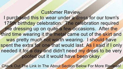 ZJchao(TM) Petticoat/Underskirt/Crinoline Wedding Bridal Dress White Review