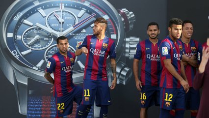 Los jugadores del FC Barcelona participan en el último anuncio de Maurice Lacroix