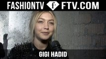 Gigi Hadid Front Row at NYFW Fall/Winter 2015  | FashionTV