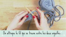 Tricot : apprendre à tricoter en vidéo une maille endroit facilement