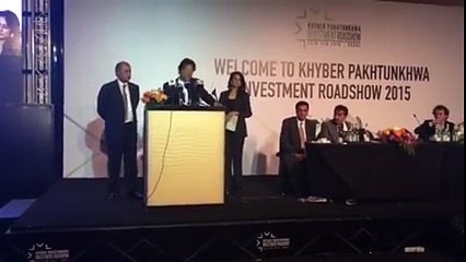 Imran Khan at KPK Investment Roadshow in Dubai