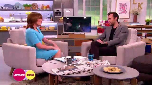 Matthew Lewis Talks Bluestone 42 and Harry Potter on ITV Lorraine