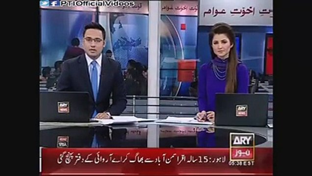 Imran Khan gave an exclusive short media talk with ARY news after the Dubai Investors Conference