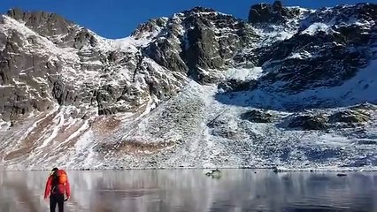 Walk on The Clearest Ice in the World Unbelieveable