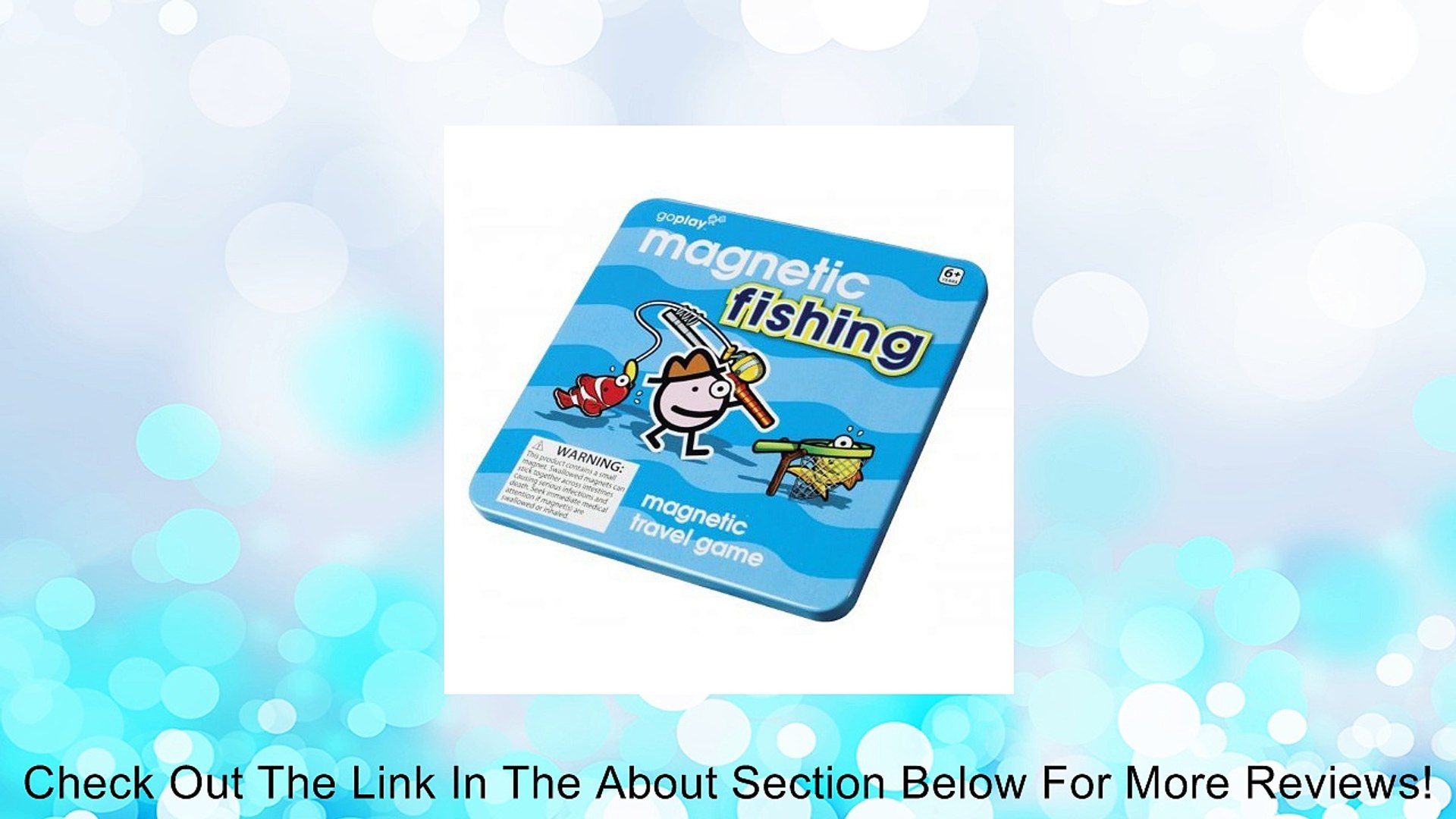 ⁣Magnetic Go Fishing Travel Game Review
