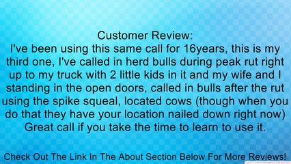 Woods Wise Hyperhot "Cow-In-Heat" Elk Hunting Call Review