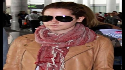 Fashion on the Fly Ashley Tisdale Touches Down in Toronto Full HD Video