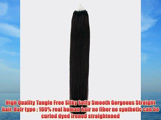 Beauty7 100 strands Loop Micro Ring Remy Human Hair Extension loop hair extension Fashion Hair