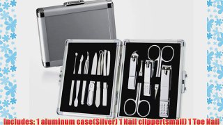 Three Seven 777 [TS-16000SVC] 11PCS Stainless Manicure Pedicure Cutter Nail Clipper Kit Set