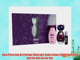 Katy Perry Eau De Parfum 50ml and? Body Lotion 120ml and?10ml Roll On Gift Set for Her