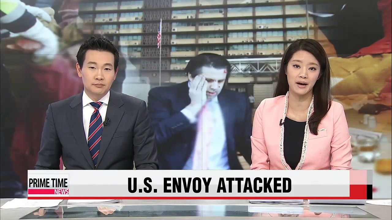 U.S. envoy attacked in central Seoul