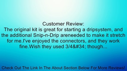 Additional Snip-n-Drip Couplers, Set of 6 Review