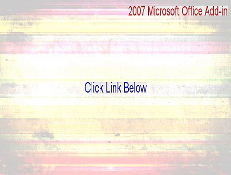 2007 Microsoft Office Add-in: Microsoft Save as XPS Key Gen [Free Download]