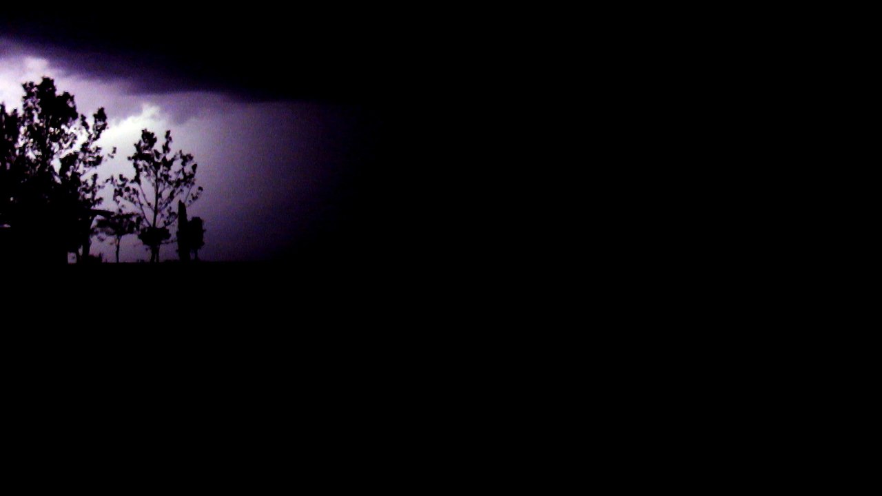 Orage au camping