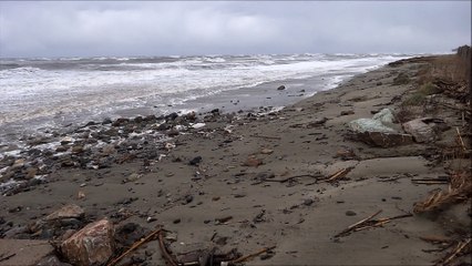 Tempête plage de San Pellegrino Folelli jeudi 5 mars 2015