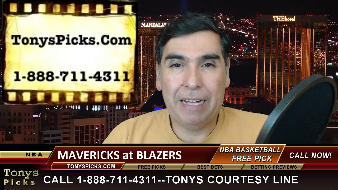 Portland Trailblazers vs. Dallas Mavericks Free Pick Prediction NBA Pro Basketball Odds Preview 3-5-2015