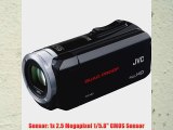 JVC Everio GZ-R10 Quad Proof Full HD Digital Video Camera Camcorder (Black)
