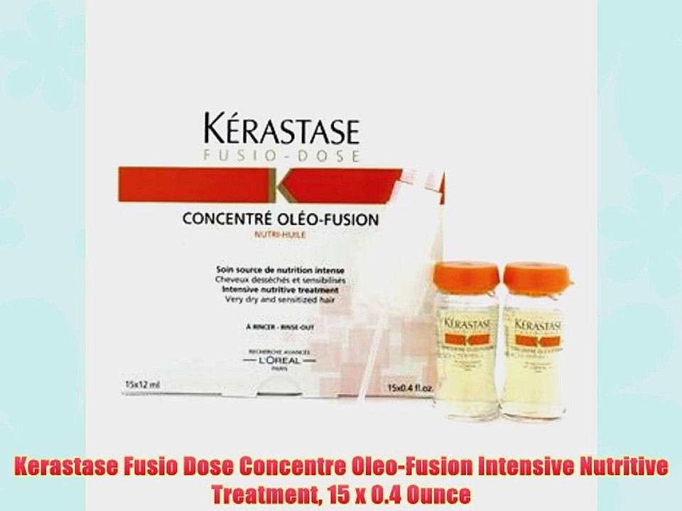 Kerastase Fusio Dose Concentre Oleo-Fusion Intensive Nutritive Treatment 15 x 0.4 Ounce