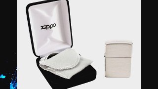 Zippo Lighter Armor Brushed Sterling Silver