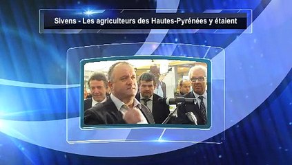 Sivens - Les agriculteurs des Hautes-Pyrénées y étaient