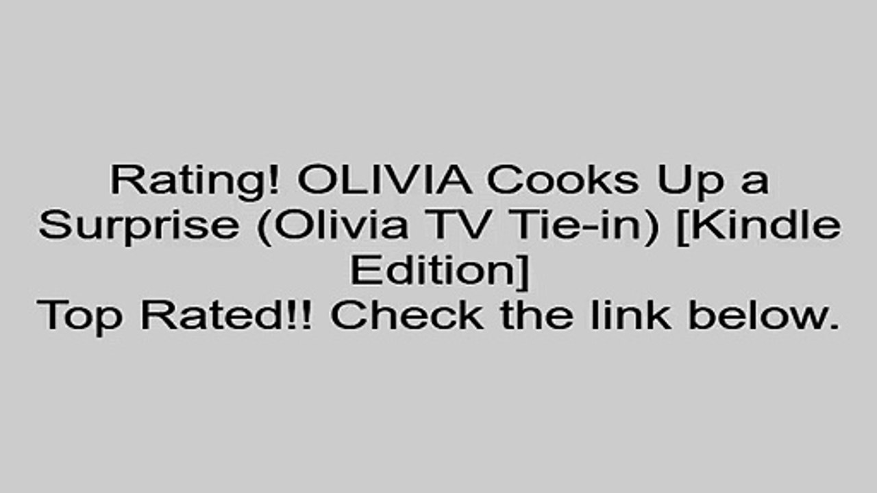 Download OLIVIA Cooks Up a Surprise (Olivia TV Tie-in) [Kindle Edition] Review