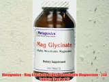 Metagenics - Mag Glycinate Highly Absorbable Magnesium - 240 Tablets (Pack of 2)