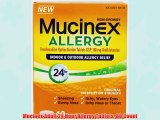 Mucinex Adult 24 Hour Allergy Tablets 80 Count