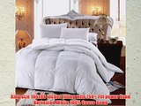 Royal Hotel's 500-Thread-Count King Size Solid White Siberian Goose Down Comforter 100 percent