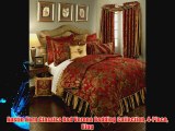 Austin Horn Classics Red Verona Bedding Collection 4-Piece King