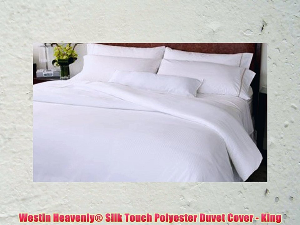 Westin Heavenly? Silk Touch Polyester Duvet Cover King video