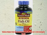 Nature Made Fish Oil Double Strength Pack of 4 (120 Softgels Each)