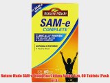 Nature Made SAM-e MoodPlus 200mg Value Size 60 Tablets (Pack of 3)